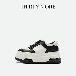 Thirty More运动老爹鞋女2025秋新款潮酷个性超火鞋厚底运动鞋子