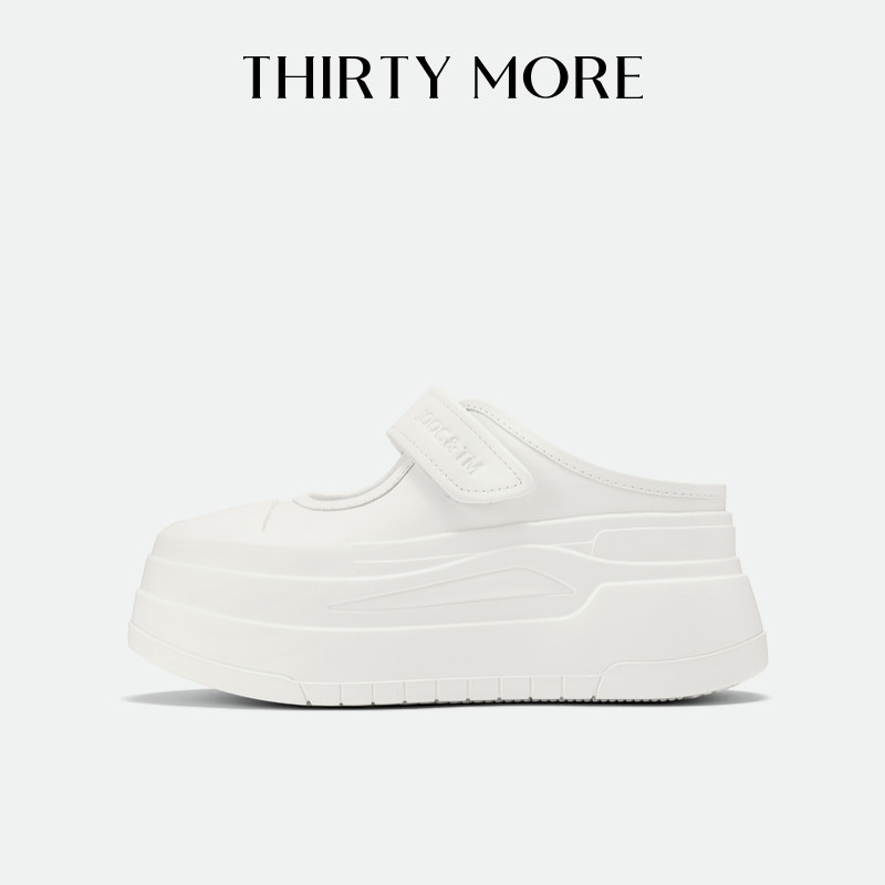 【云端漫步】Thirty More后空包头拖鞋女2026春季新款厚底半拖鞋,女鞋,其他拖鞋,淘宝优惠券,粉丝福利购,淘宝优惠卷