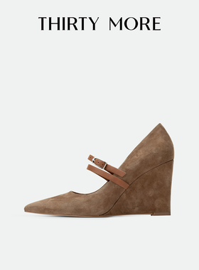 【极简复古】Thirty More复古高跟鞋女2026春季新款浅口增高单鞋