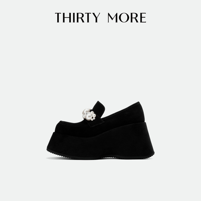 【澳白幻境】 Thirty More厚底乐福鞋女2025秋冬新款潮流百搭单鞋