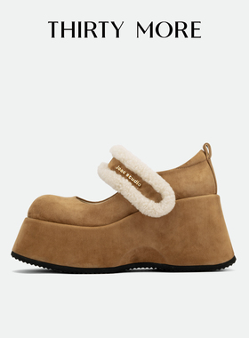 【复古萌宠】Thirty More复古玛丽珍鞋女2025秋冬新款法式单鞋女