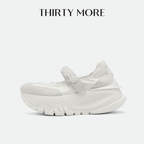 【缪系穿搭】Thirty More复古玛丽珍鞋女2026夏季新款厚底休闲鞋