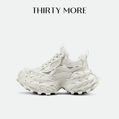 【赛博先锋】Thirty More老爹鞋女2026夏季增高做旧脏脏休闲鞋子