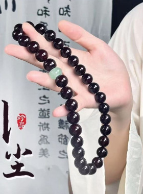 【川尘】锦瑟菩提根圆珠双圈手串国风百搭文玩盘玩手链直播货源