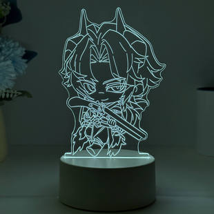 超自然行动组逍遥周边夜灯小摆件手办公仔玩偶模型玩具生日礼物