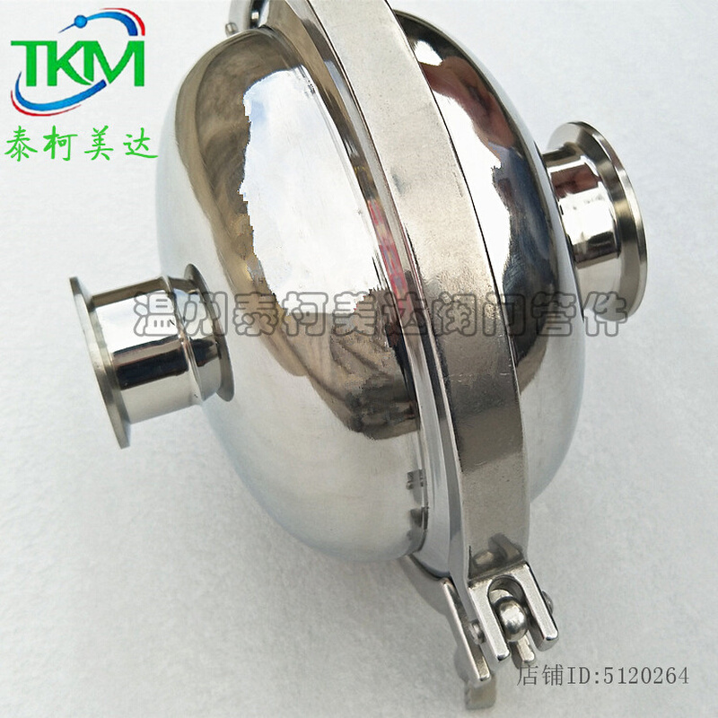 不锈钢出料过滤器304 卫生级快装过滤器 短款油水分离过滤器32 51