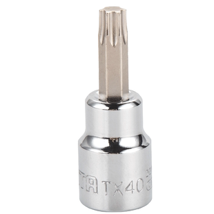 世达中飞花形旋具套筒10mm中孔梅花内六角批头小花键扳手汽修工具