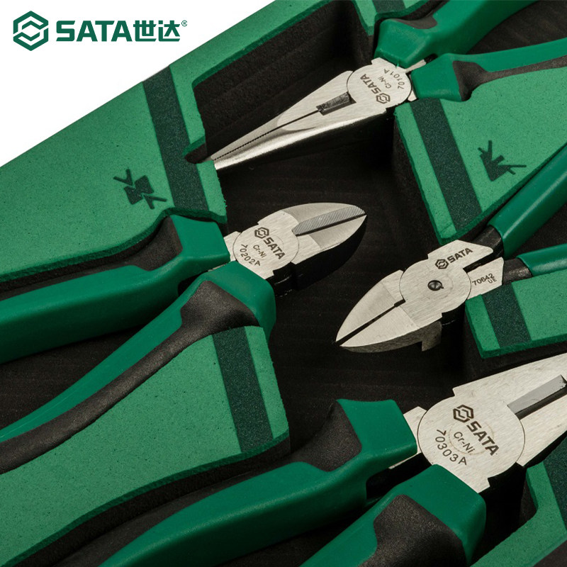 Sata/世达4件钳子工具托套装