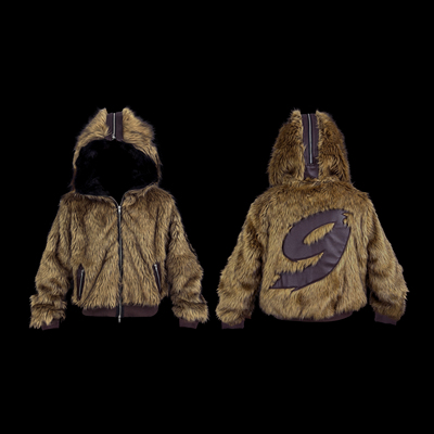 99CLUB原创毛绒皮草贴皮绣