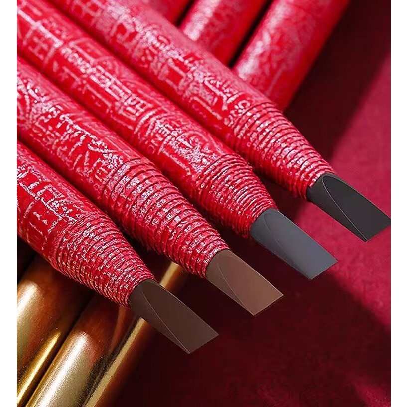 拉线眉笔防水防汗持久不脱色不晕染女纹绣专用金玫瑰眉粉官方正品
