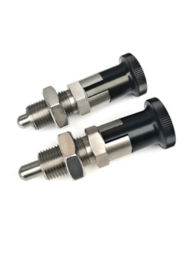 旋钮柱塞 SXYAF/SXYKF5/6/8/10/12/16/16L不锈钢平头型细牙自锁型