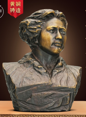 黄铜半身像毛主席铜像伟人头像