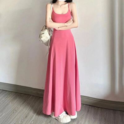 夏季欧美收腰鱼尾包臀长裙