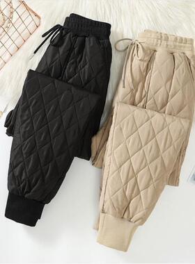 Casual loose and thickened harun pants  休闲宽松加厚哈伦裤女