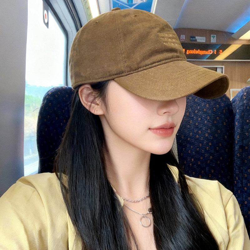 韩版宽帽檐显脸小棒球帽女2026新款深顶大头围鸭舌帽男方圆脸帽子