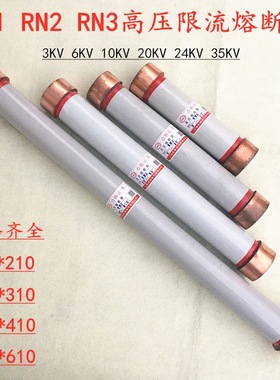 户内限流熔断器RN1-10KV/50A 63A 80A 100A高压熔断器 熔管55*410