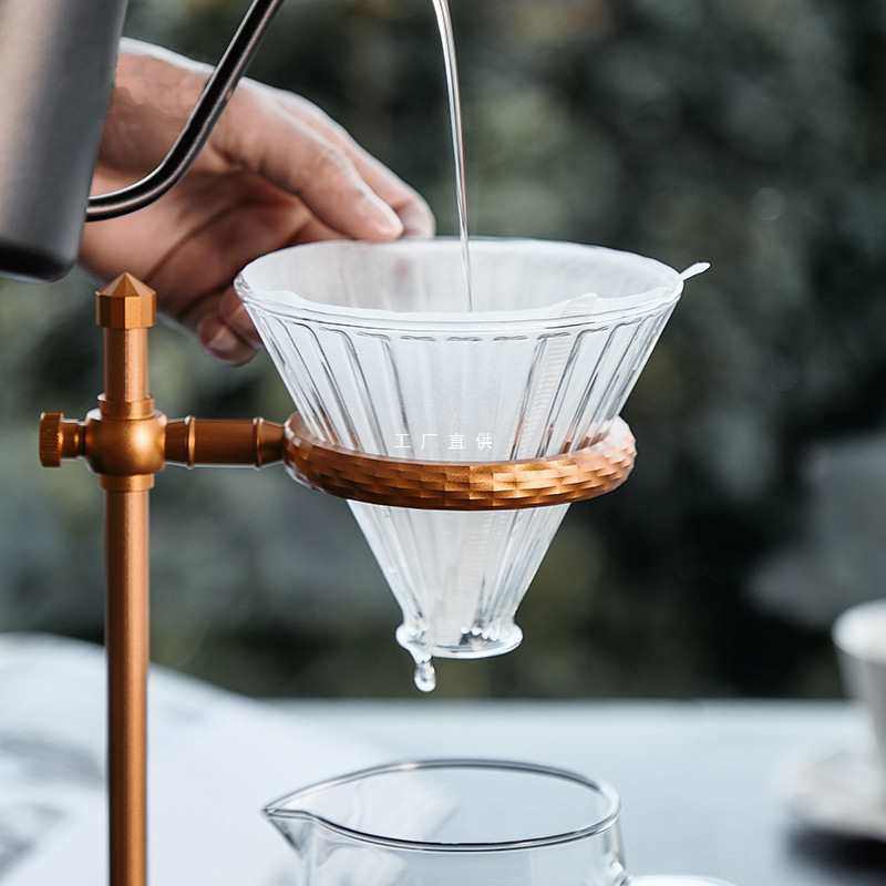 批发手冲咖啡壶套装复古咖啡手冲壶支架滴漏式玻璃滤杯器具家用煮
