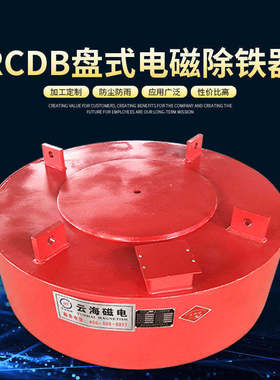 RCDB系列干式电磁除铁器 水泥玻璃化工建材自冷悬挂式强磁除铁器