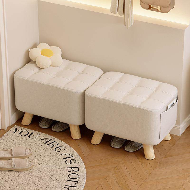 拉车套罩小凳子家用客厅坐凳沙发凳软包坐垫小板凳简约现代门口换