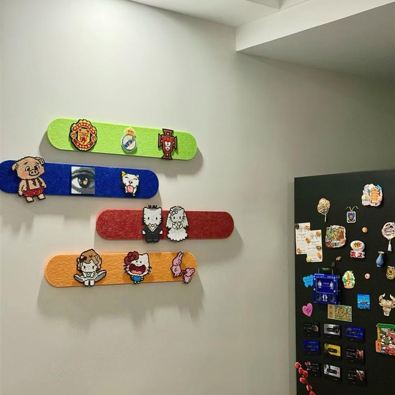 免打孔拼豆收纳展示毛毡板