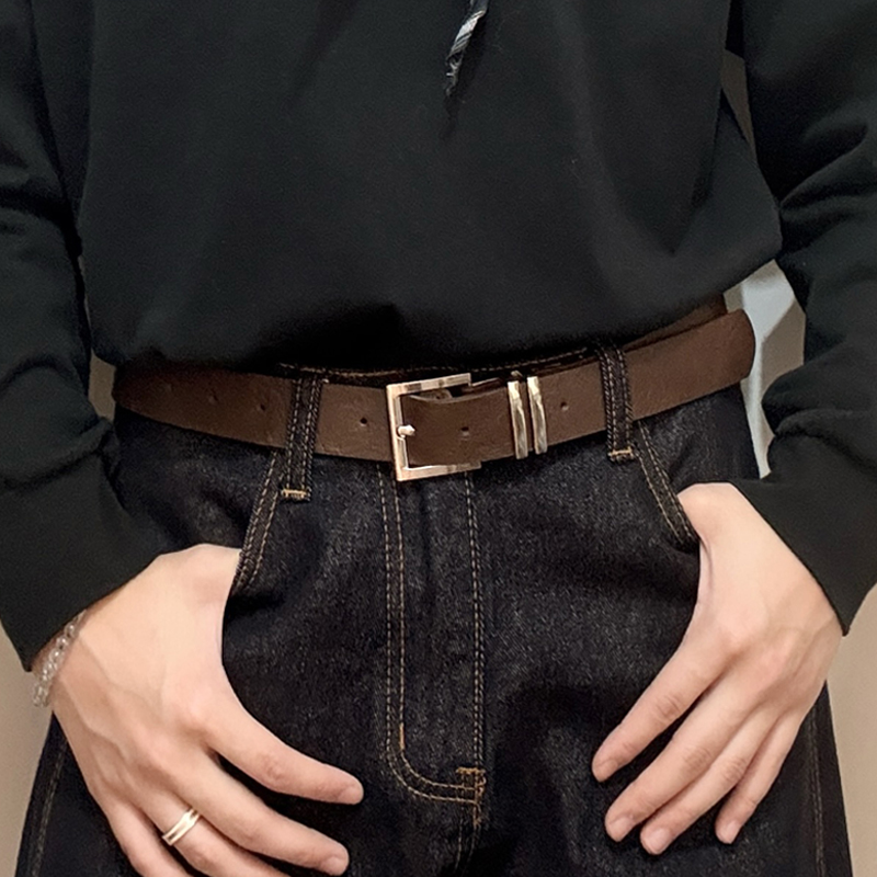 腰带男款潮年轻人美拉德