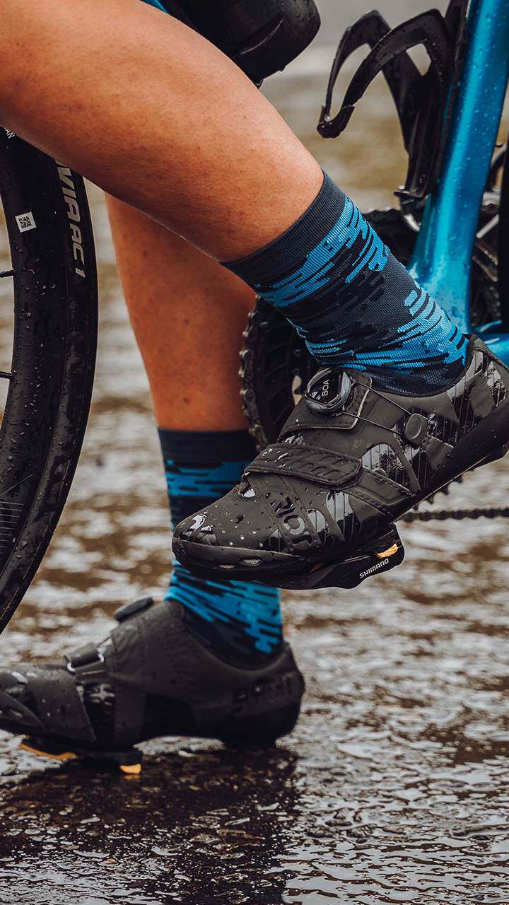 BONT Riot+混合碳纤入门级公路骑行鞋boa宽版锁鞋户外单车鞋大码