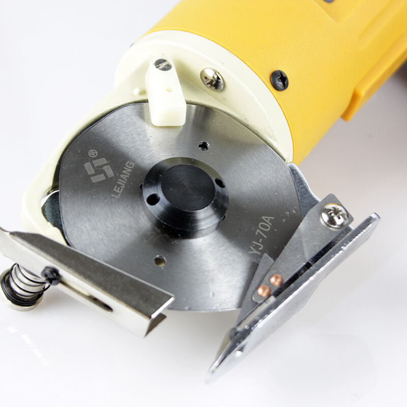 新乐江YJ70手持式电剪刀小型服装皮革电动圆刀裁剪机切布机裁布销