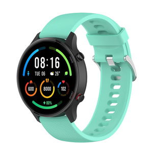 适用小米color2/color运动版手表带斜纹硅胶watch S1 active/S3表带硅胶手表带watch S1/S3快拆LS05/RS3/LS04