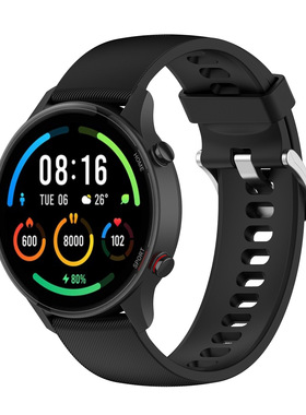 适用小米手表带color2表带watchs2腕带s1/s3 pro华米智能手表带运动版二代男女新款2硅胶替换带防水快拆表带