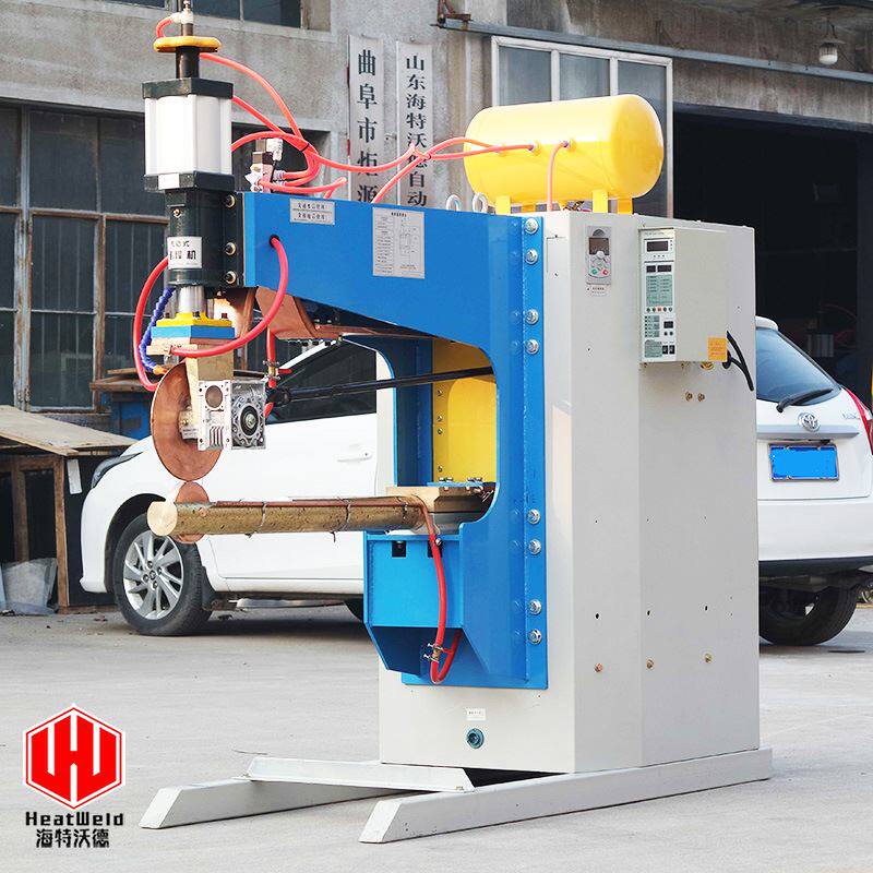 直缝滚焊机加长铜臂纵向滚焊机不锈钢桶直缝焊机气动交流直线焊机