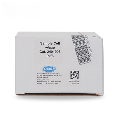 美国HACH哈希DR900比色池瓶带刻度盖10-20-25ml 24019-06/2401906