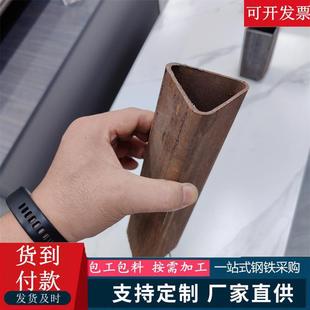 冷拔无缝异型管加工三角异型管椭圆管梅花管45#镀锌异形管
