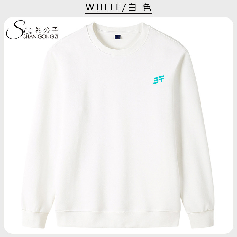 定制捷途汽车logo4S店白色卫衣定制/加工
