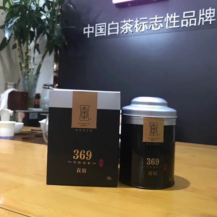 绿雪芽369系列6年陈韵2012年贡眉2018年生产50克/罐福鼎白茶图片