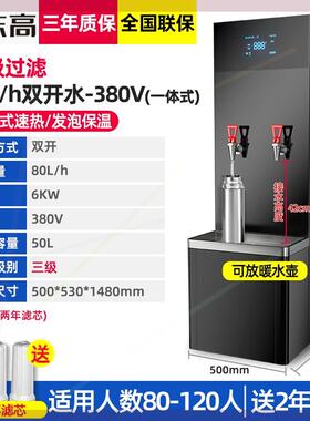 微电脑步进式开水机过滤开水器商用大容量直饮水机大型烧水器