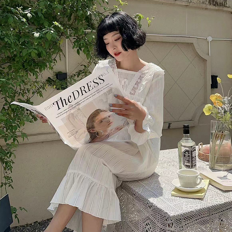 维安花密【漫野碎花】法式碎花睡衣女纯棉小吊带俩件套家居服