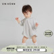 enhennbaby婴儿包屁衣连帽春秋男女宝宝衣服长袖 爬服哈衣连体衣