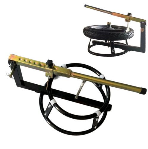 摩托车分体式圆形剥胎机拆胎器压胎器手动剥胎工具扒胎机扒胎器