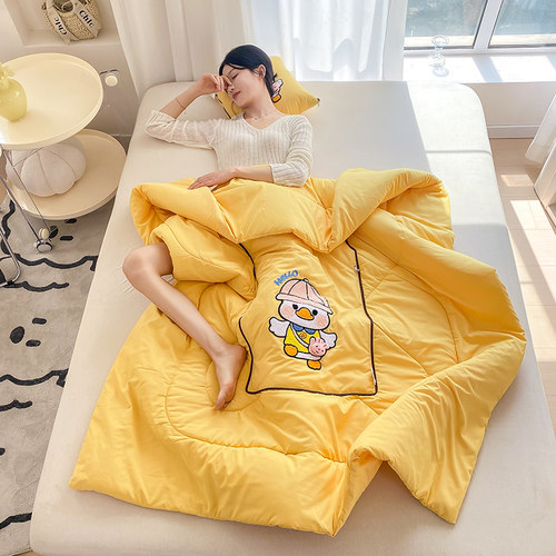 可折叠空调被抱枕被午休沙发办公