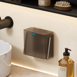 卫生间小号壁挂垃圾桶 桌面车载卫生桶 洗脸巾收纳盒擦脸巾置物架