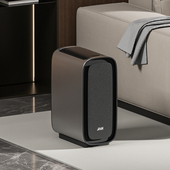 不锈钢双开门感应垃圾桶 智能轻奢窄形客厅卫生间抽拉式 内桶带轮