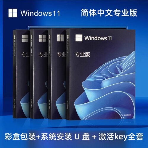 win11/10专业版64位u盘系统装机电脑批发中英日文繁体简包工作站