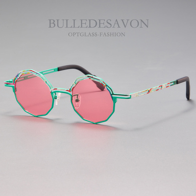 彩色多巴胺超轻纯钛太阳镜女士防紫外线防晒墨镜开车可配近视镜片