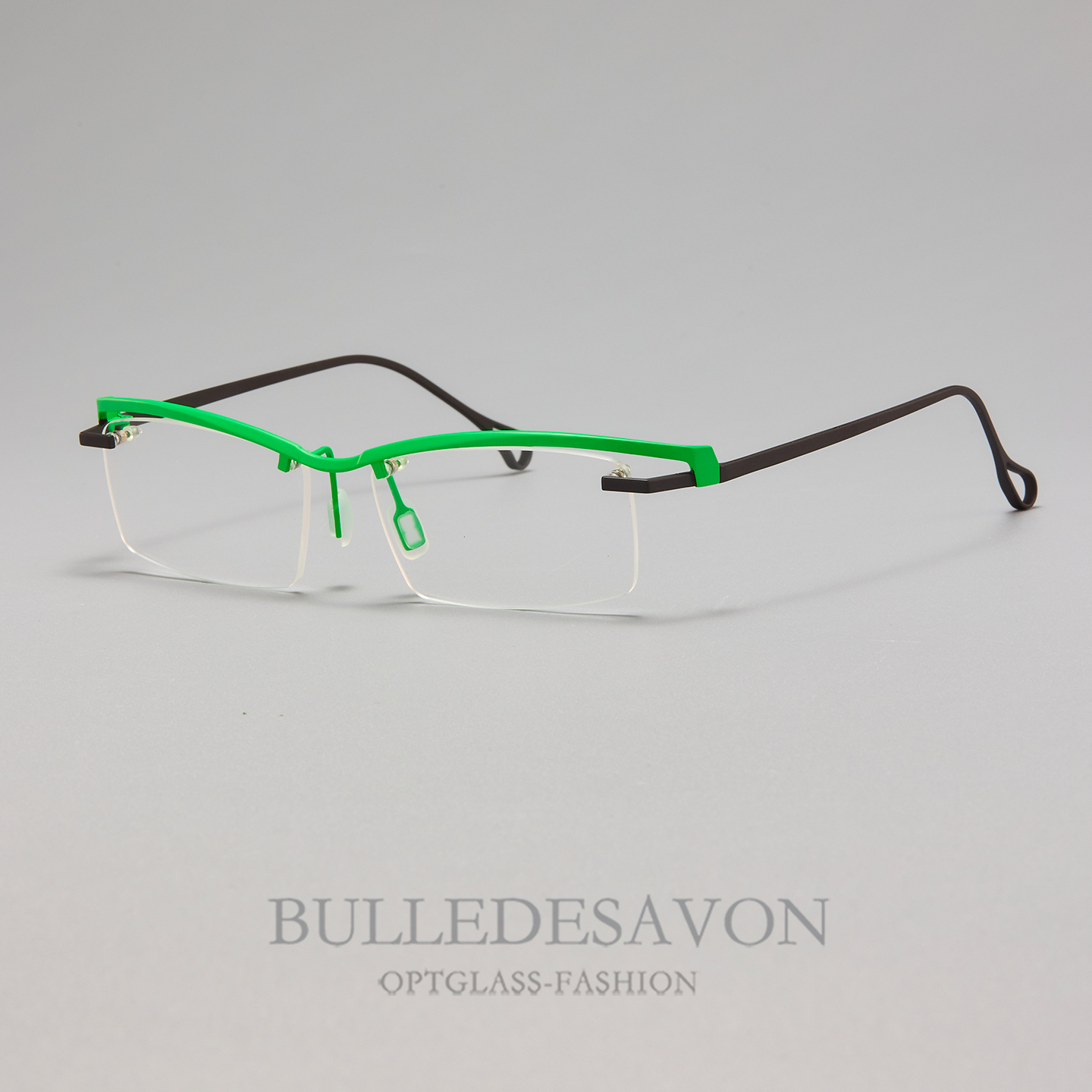 增永同款大脸超轻纯钛眼镜框架男女斯文眉毛半框可配近视度数潮