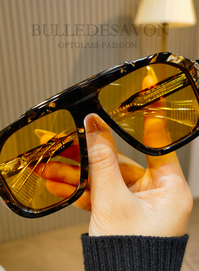 JMM新款复古方形板材墨镜男女款偏光飞行员太阳镜驾驶眼镜配度数