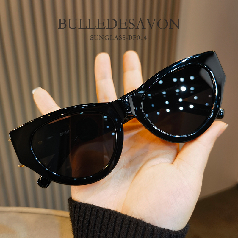 BULLE DE SAVON2025新款杨树林猫眼墨镜遮阳防紫外线男女太阳镜潮
