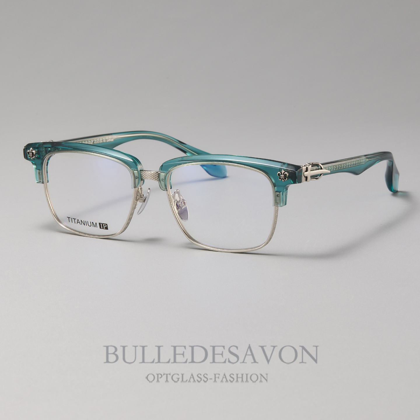 新款克箩钛刀版近视眼镜框架半框眉架男女复古斯文网上配度数变色