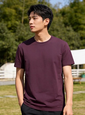 蕉下男士透气T恤CT006户外圆领短袖2026新款棉质春夏休闲运动上衣