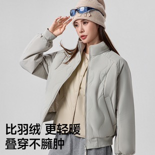 蕉下飞行员夹克气绒服女CL004 保暖似羽绒夹棉棉服