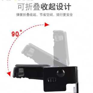 山地自行车电动车后轮脚踏板可折叠加大加宽儿童后座脚踩站人装备